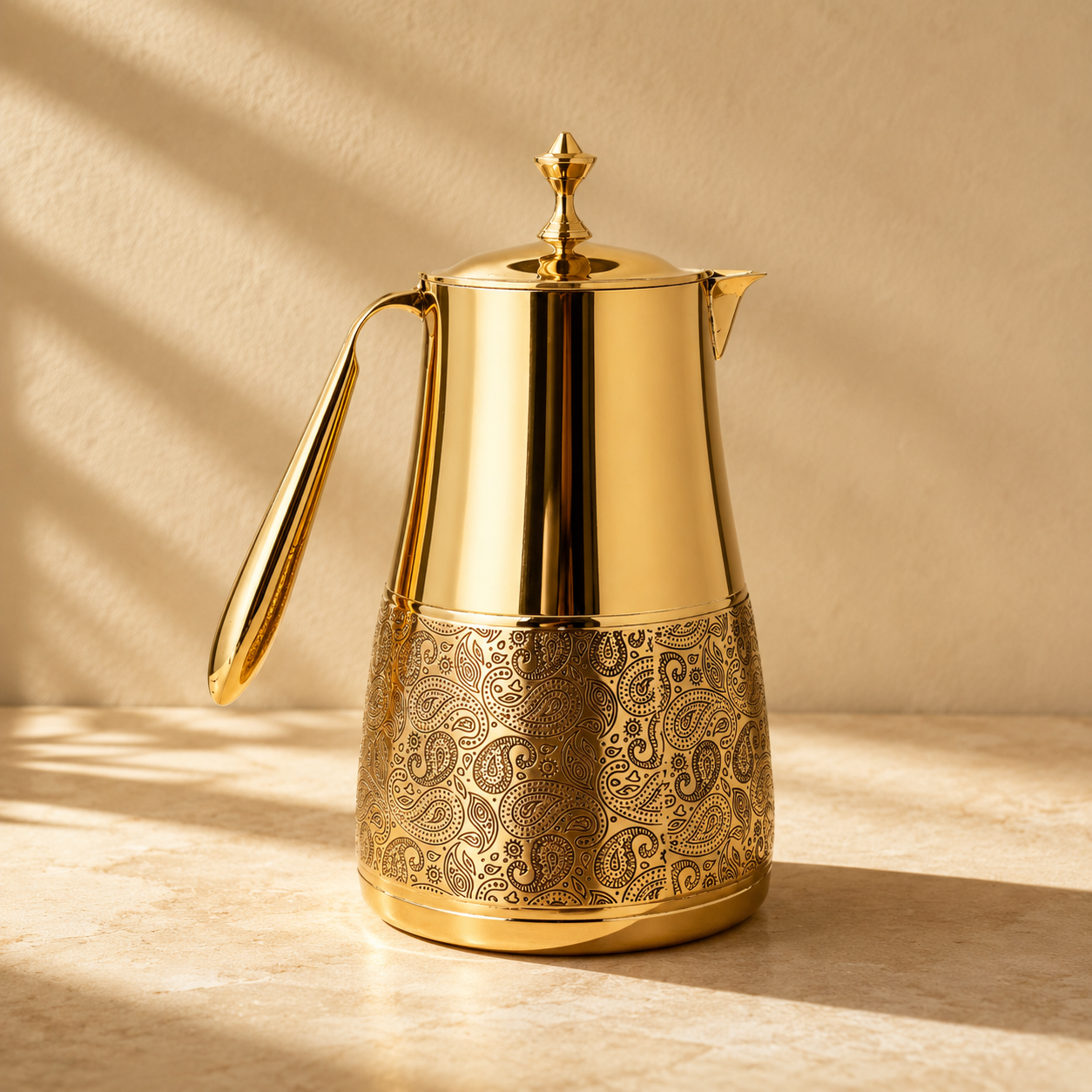 Good Luck Hydration Set | Pure Brass Jug & 4 Glasses Set
