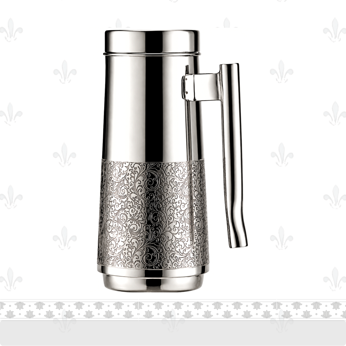 Signature Jug | Stainless Steel Water Jug, 1500ml | Etched Design