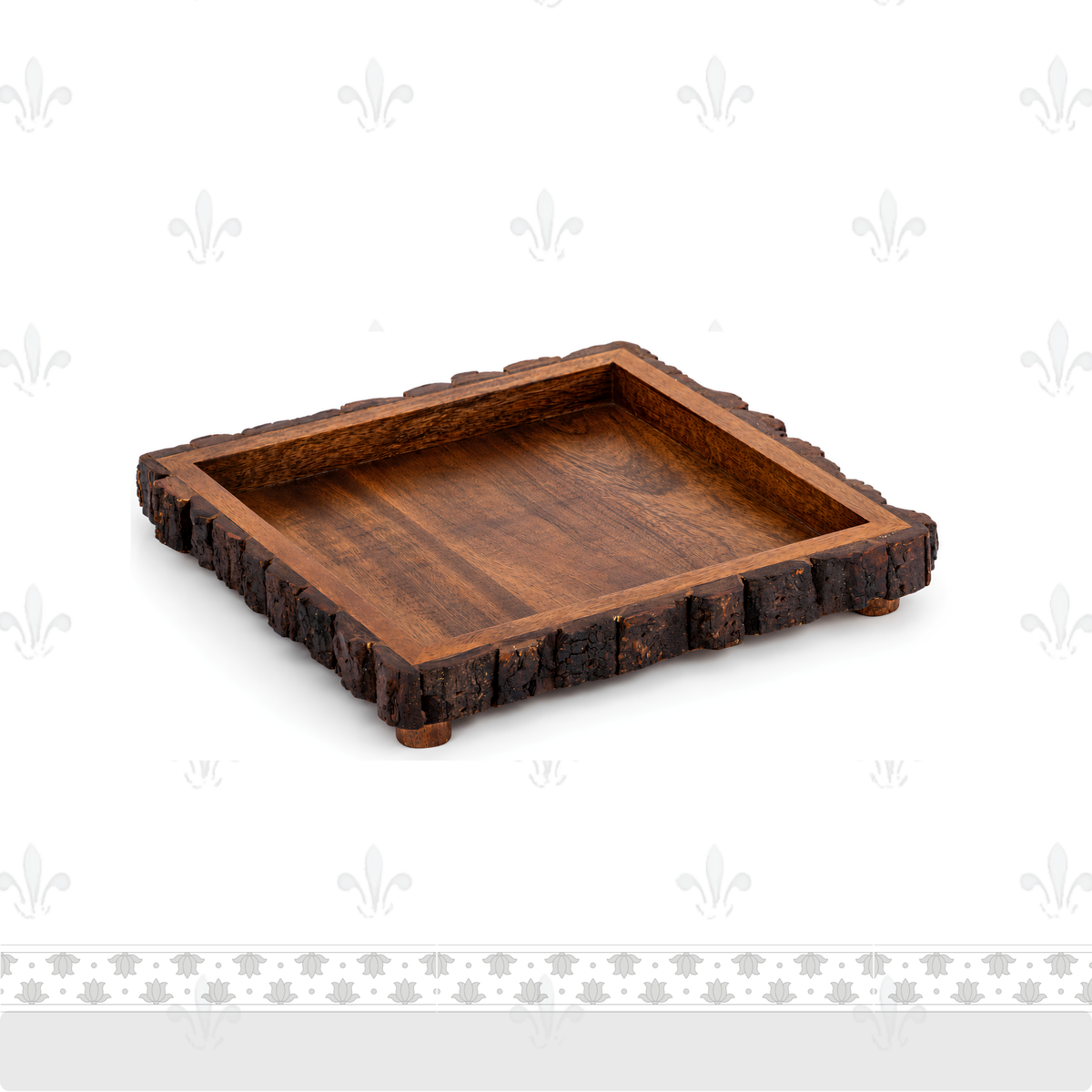 Retro Container Set | 4 Stainless Steel Jars (500ml Each) with Wooden Tray | Gifting Set